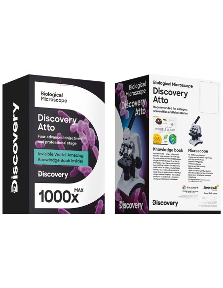 Microscopio digitale Discovery Atto Polar con libro