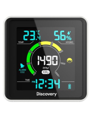 Stazione meteorologica Discovery Report WA40 con monitor della CO2