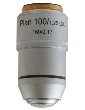 Obiettivo planacromatico Levenhuk MED 100x