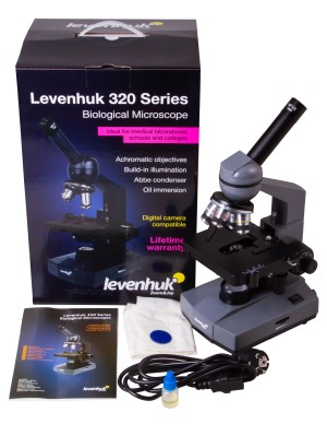 Microscopio biologico monoculare Levenhuk 320 BASE 2