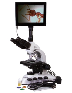 Microscopio trinoculare digitale Levenhuk MED D20T LCD 2
