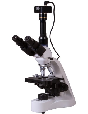 Microscopio trinoculare digitale Levenhuk MED D10T