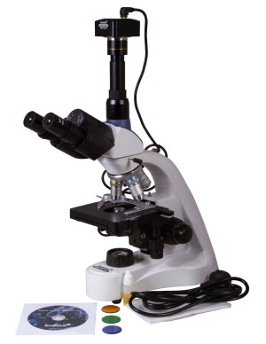 Microscopio trinoculare digitale Levenhuk MED D10T 2