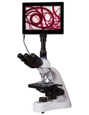 Microscopio trinoculare digitale Levenhuk MED D10T LCD
