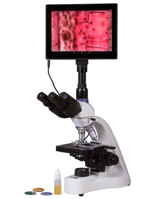 Microscopio trinoculare digitale Levenhuk MED D10T LCD 2
