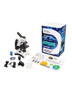 Microscopio digitale Discovery Pico Polar con libro 2