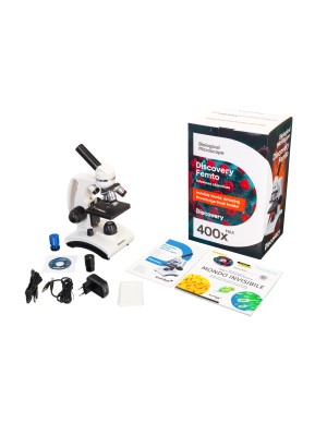 Microscopio digitale Discovery Femto Polar con libro 2