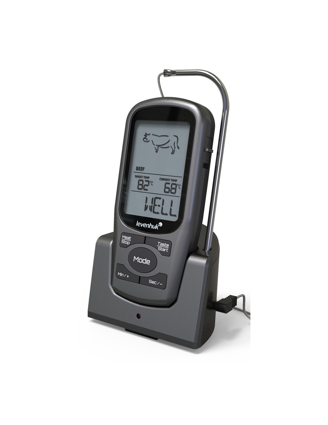 Termometro a sonda wireless per alimenti Levenhuk F30