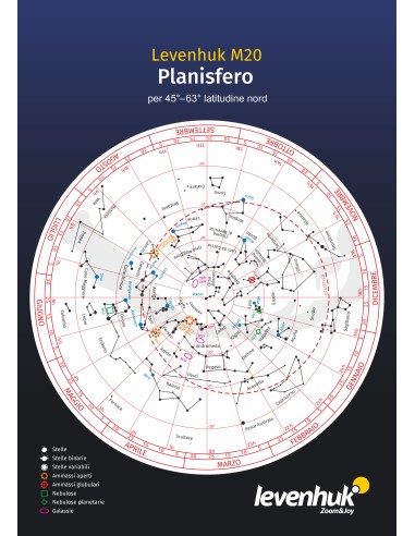 Planisfero grande Levenhuk M20