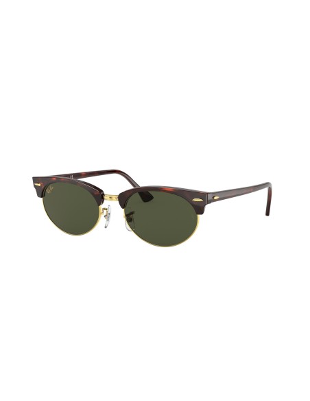 RAY-BAN CLUBMASTER OVAL Occhiali da Sole Calibro 52 | Isolani