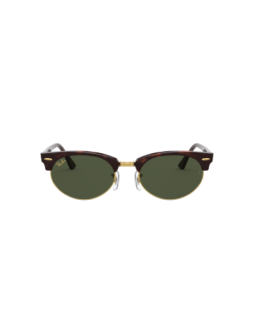 RAY-BAN CLUBMASTER OVAL Occhiali da Sole Calibro 52 | Isolani 2