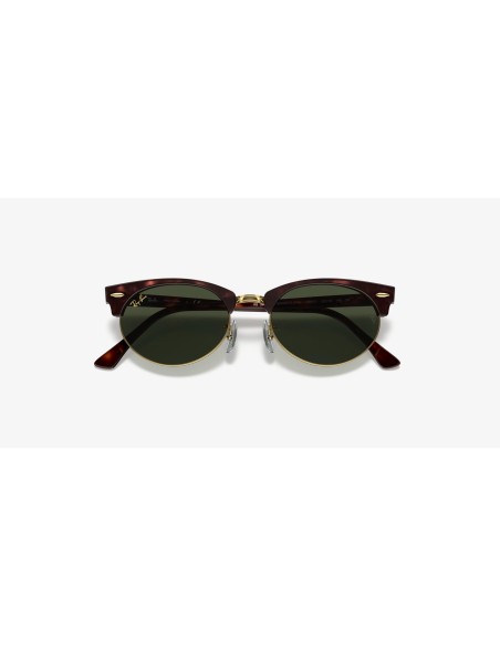 RAY-BAN CLUBMASTER OVAL Occhiali da Sole Calibro 52 | Isolani