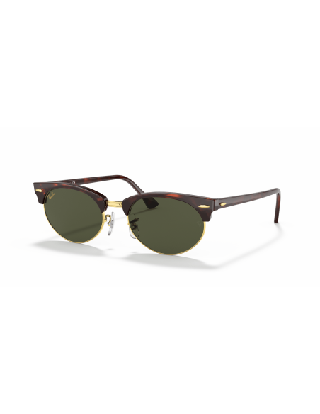 RAY-BAN CLUBMASTER OVAL Occhiali da Sole Calibro 52 | Isolani