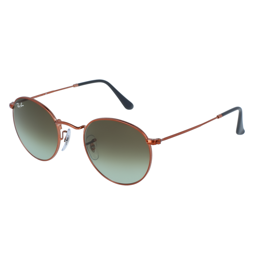 RAY-BAN - ROUND METAL - RB3447 - 9002A6 - 53