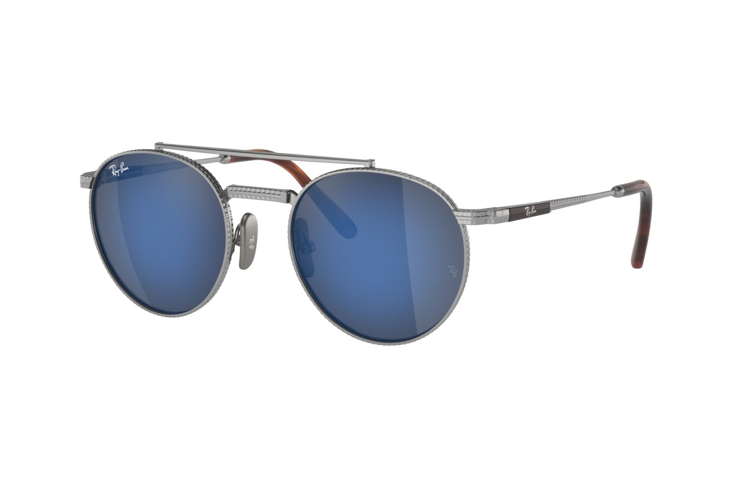 RAY-BAN - ROUND II TITANIUM - RB8237 - 3139O4 - 50