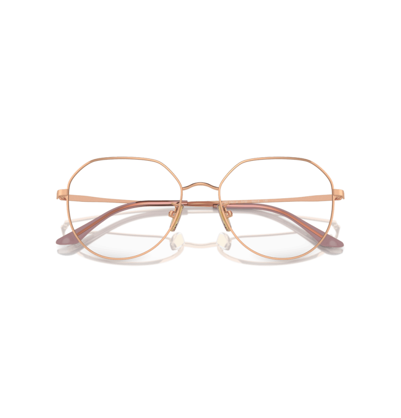Vogue Eyewear VO4159S Occhiali Da Sole Donna In Metallo – Forma Occhio Di Gatto, Lenti Marroni, Protezione UV100%, Con Custodia E Panno