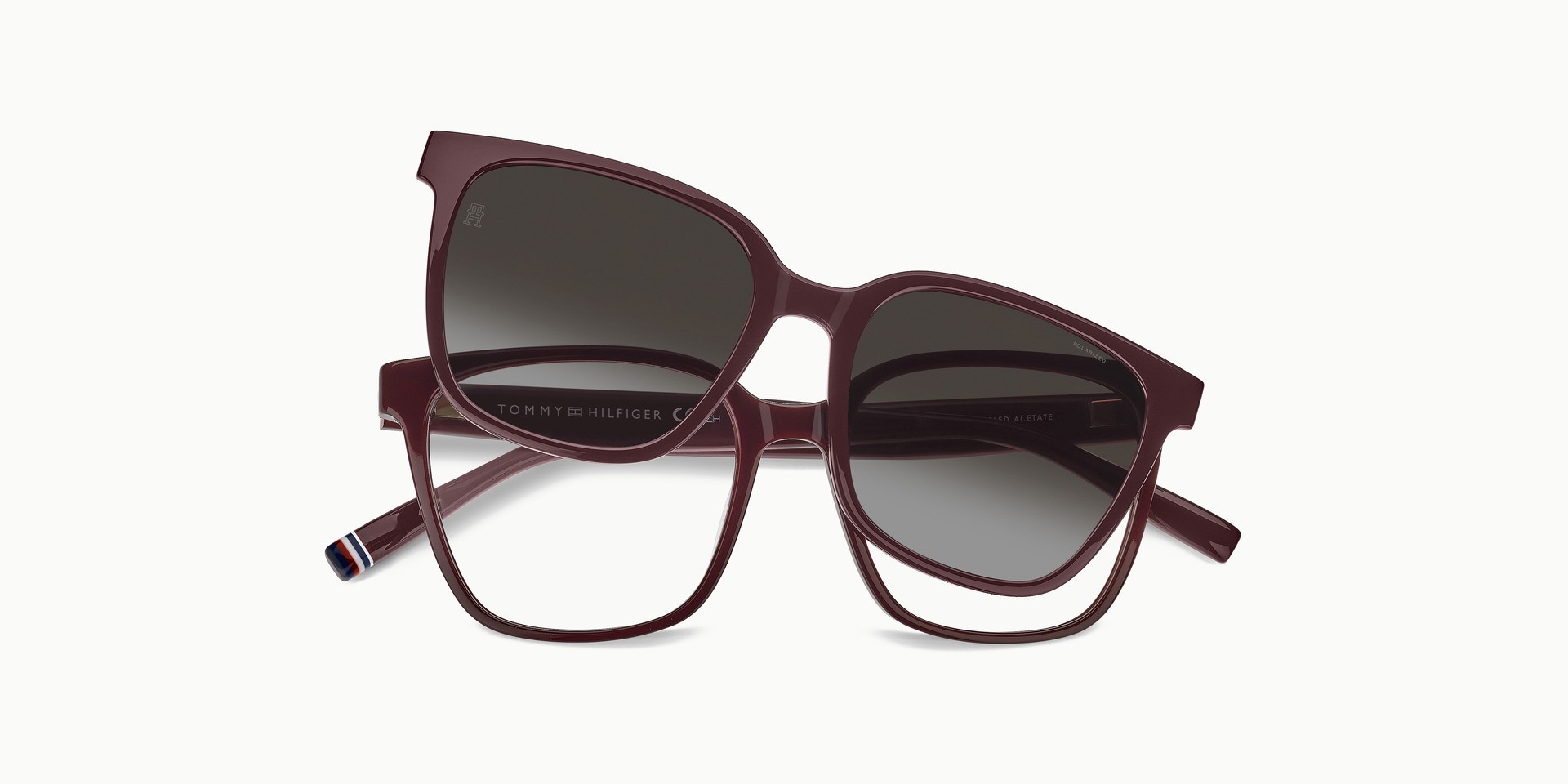TOMMY HILFIGER 112618 Bordeaux Glasses