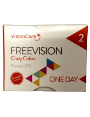 Crazy Colors lenses - White 2