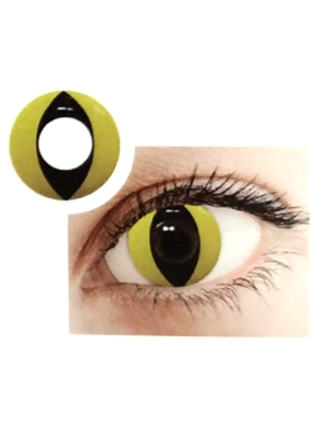 Lenti Crazy Colors Cat Eye Yellow | Isolani