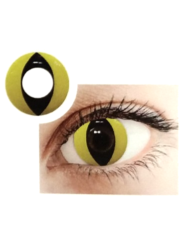 Lenti Crazy Colors - Cat Eye Yellow