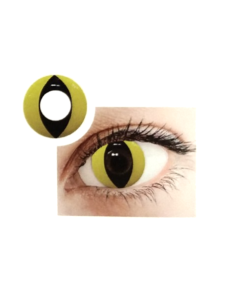 Lenti Crazy Colors Cat Eye Yellow | Isolani