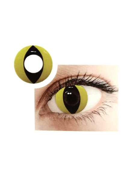 Lenti Crazy Colors - Cat Eye Yellow