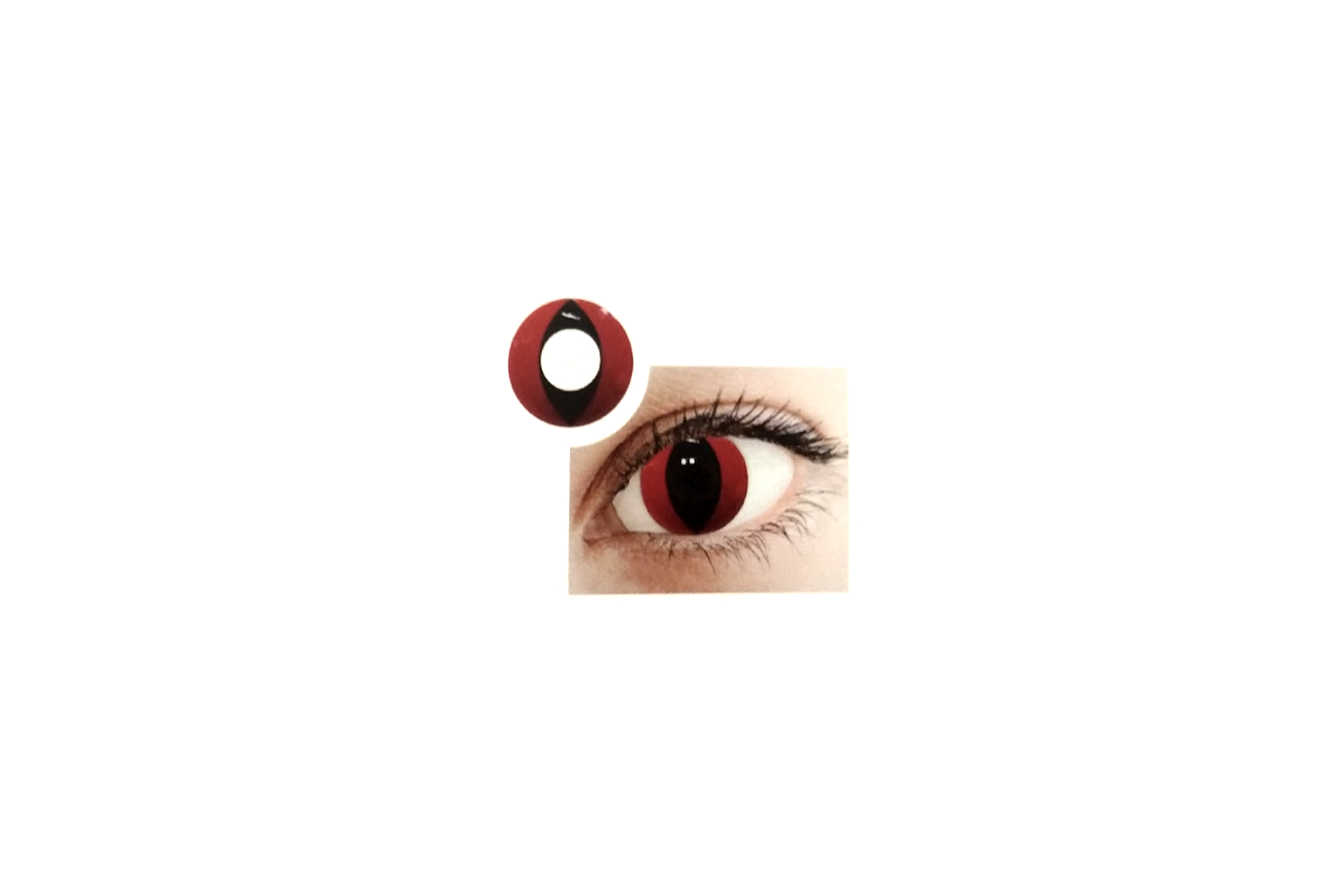 Lenti Crazy Colors - Cat Eye Red
