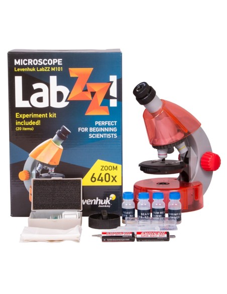 Microscopio Levenhuk LabZZ M101, arancio