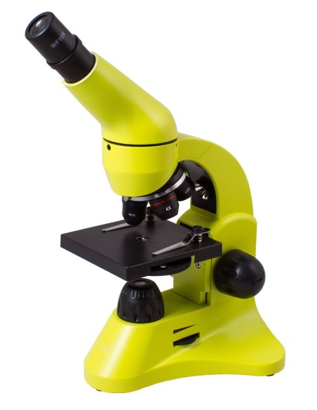 Microscopio Levenhuk Rainbow 50L, verde limetta