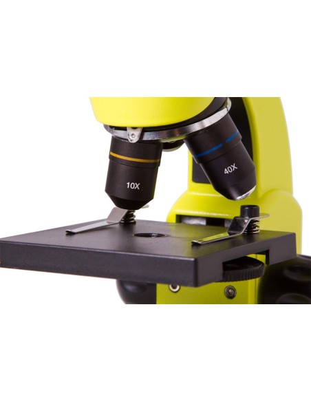 Microscopio Levenhuk Rainbow 50L, verde limetta