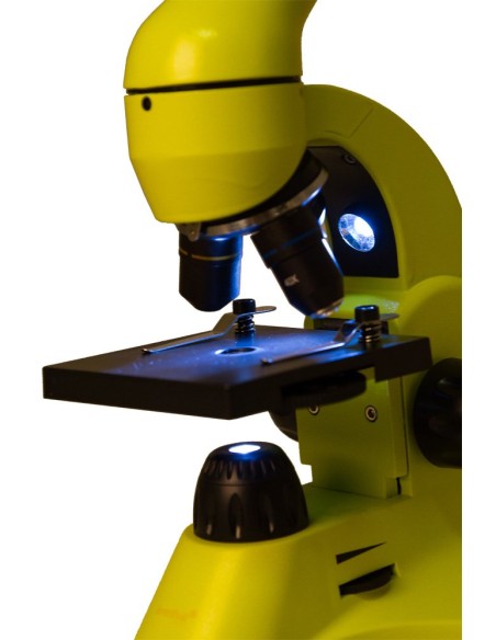 Microscopio Levenhuk Rainbow 50L, verde limetta