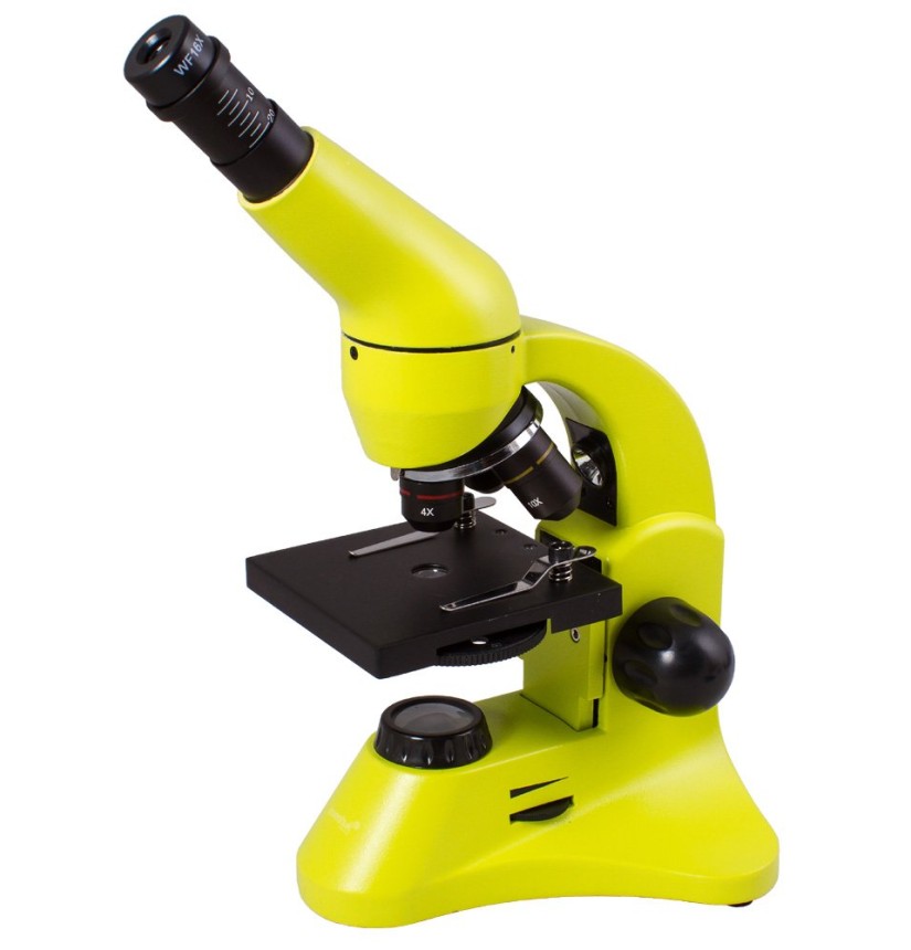 Microscopio Levenhuk Rainbow 50L PLUS, verde limetta