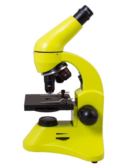 Microscopio Levenhuk Rainbow 50L PLUS, verde limetta