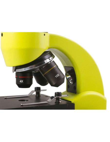 Microscopio Levenhuk Rainbow 50L PLUS, verde limetta