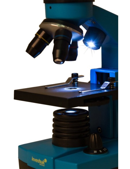 Microscopio Levenhuk Rainbow 2L, azzurro