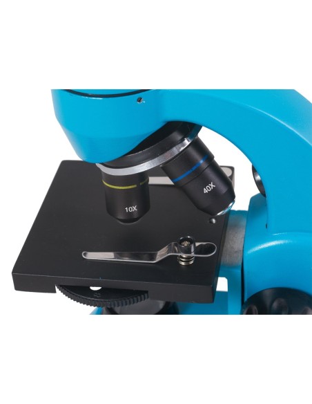 Microscopio Levenhuk Rainbow 50L PLUS, azzurro