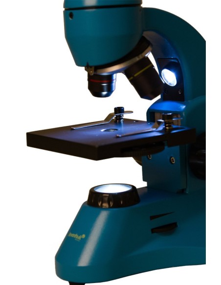Microscopio Levenhuk Rainbow 50L PLUS, azzurro