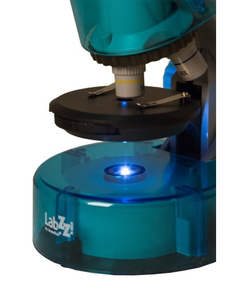 Microscopio Levenhuk LabZZ M101, azzurro