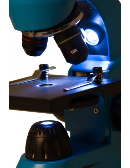 Microscopio Levenhuk Rainbow 50L, azzurro