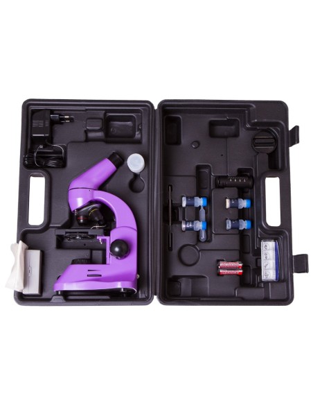 Microscopio Levenhuk Rainbow 50L PLUS, ametista
