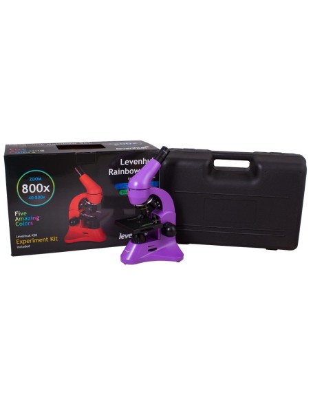 Microscopio Levenhuk Rainbow 50L, ametista