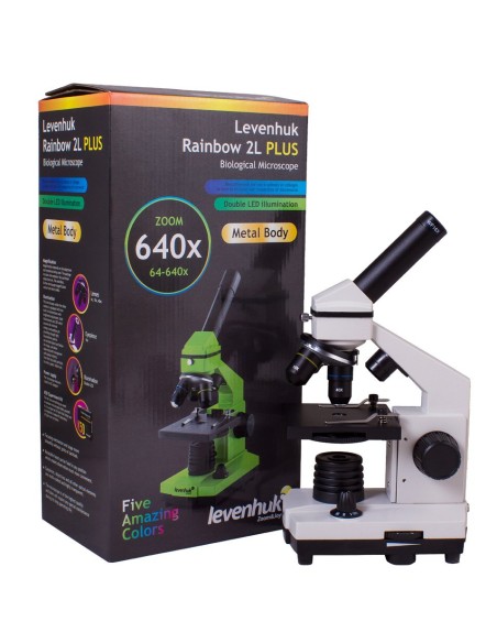 Microscopio Levenhuk Rainbow 2L PLUS, pietra lunare