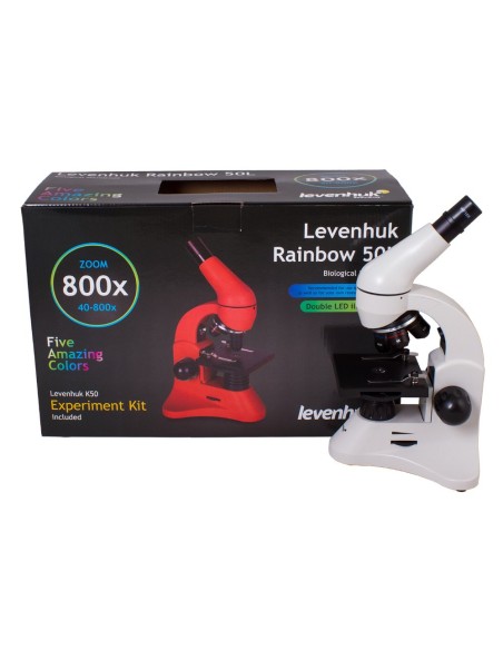 Microscopio Levenhuk Rainbow 50L, pietra lunare