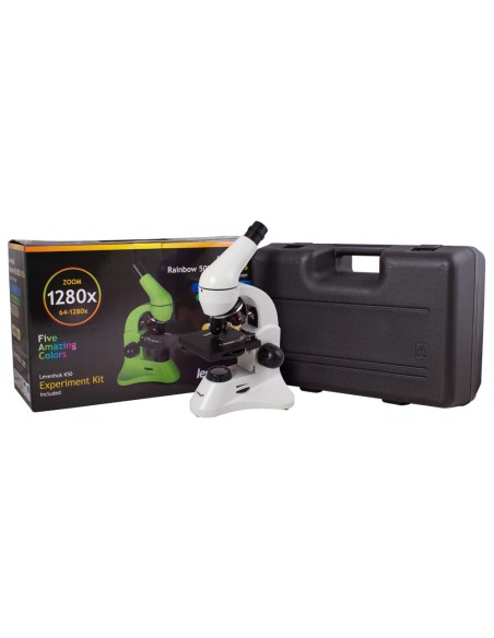 Microscopio Levenhuk Rainbow 50L PLUS, pietra lunare
