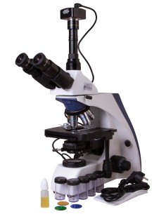 Microscopio trinoculare digitale Levenhuk MED D30T 2