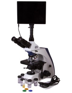 Microscopio trinoculare digitale Levenhuk MED D35T LCD 2