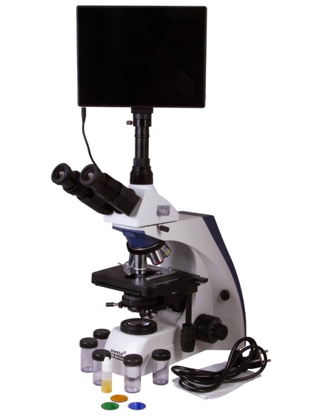 Microscopio trinoculare digitale Levenhuk MED D35T LCD