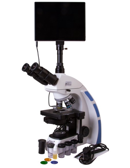 Microscopio trinoculare digitale Levenhuk MED D45T LCD
