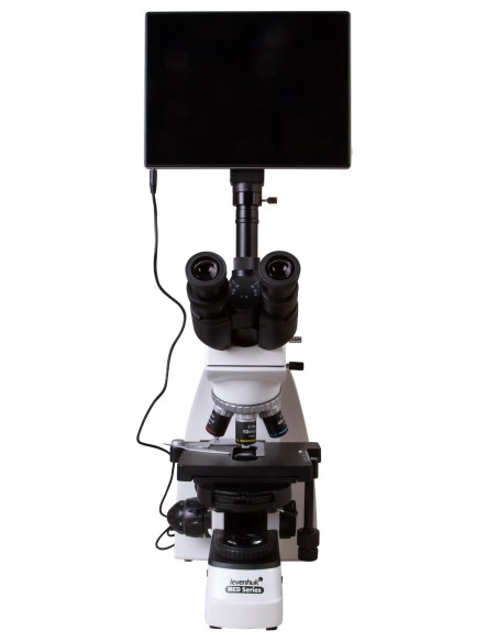 Microscopio trinoculare digitale Levenhuk MED D45T LCD
