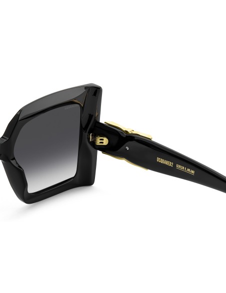 SUNGLASSES FRAMES DSQUARED - D2 0185/G/S - BLACK - 64